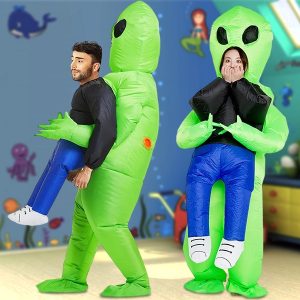 Täispuhutav tulnuka röövimise Halloweeni kostüüm | UFOMAN