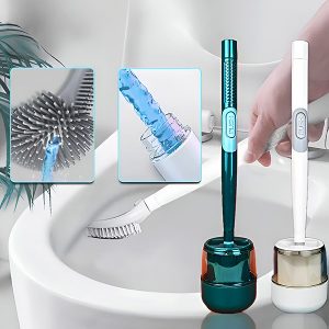 WC-hari + puhastusvahendi dosaator - Silikoon, 360° | FLUSHBRUSH