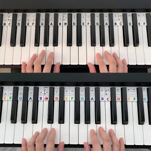 Klaveri noodid, mis lihtsustavad õppimist | MELOKEY