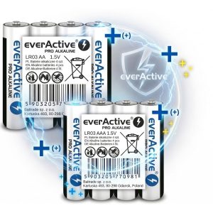 AA- ja AAA-patareide komplekt