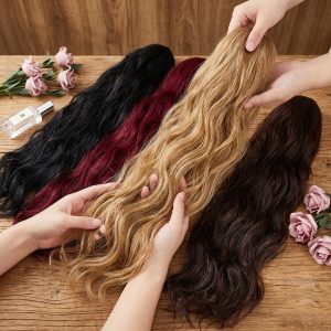 Pikk laineline hobusesaba juuksepikendus | WAVYPONY