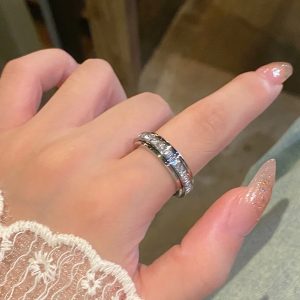 Pöörlev tsirkoonist stressimaandav sõrmus - 3-värviline komplekt | LUXRINGS
